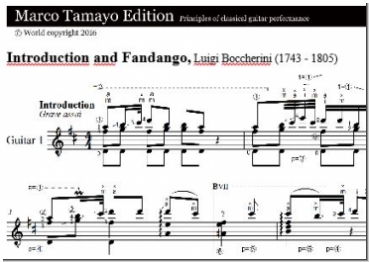 Boccherini Luigi, Introduction and Fandango