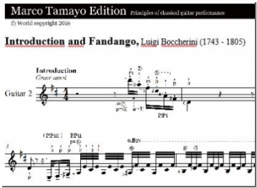 Boccherini Luigi, Introduction and Fandango