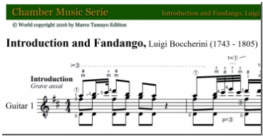 Boccherini Luigi, MAG 0005, Introduction and Fandango, pdf