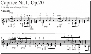 Legnani Op.20 Caprice Nr.1