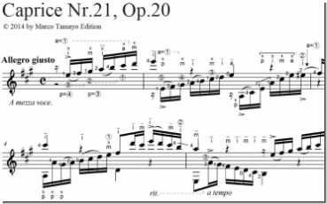 Legnani Op.20 Caprice Nr.21