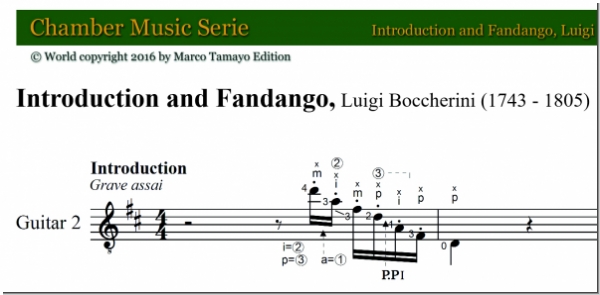 Boccherini Luigi, MAG 0005, Introduction and Fandango, pdf