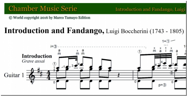 Boccherini Luigi, MAG 0005, Introduction and Fandango, pdf