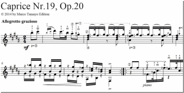 Legnani Op.20 Caprice Nr.19