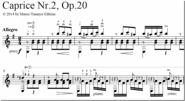 Legnani Op.20 Caprice Nr.2
